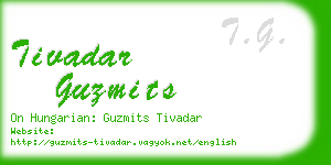 tivadar guzmits business card